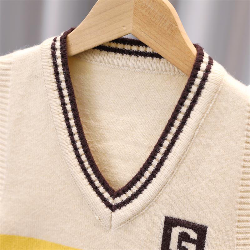 Áo sweater Không Tay Phong Cách Thời Trang Mới Cho Bé Trai