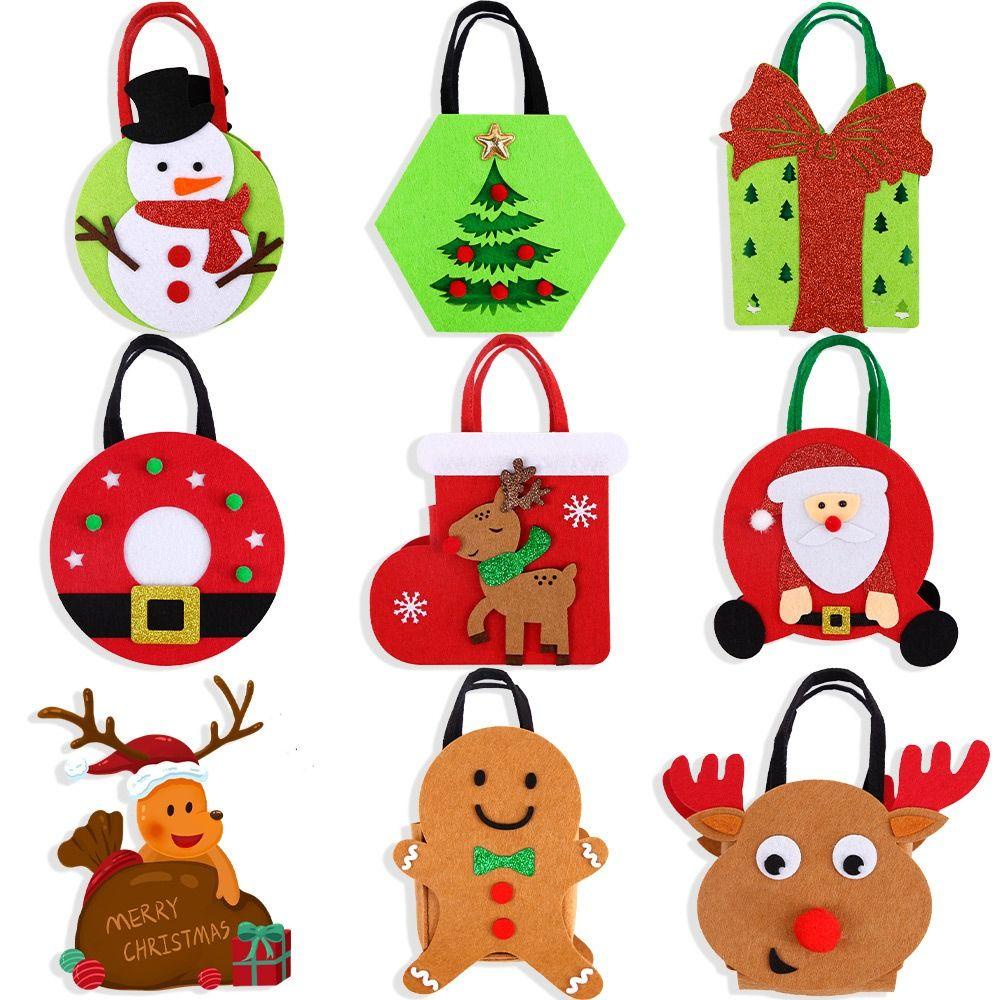 Mmluck Túi Đựng Kẹo Giáng Sinh eve santa claus Nai Sừng Tấm Dễ Thương Cho Trẻ Em / Trẻ Em