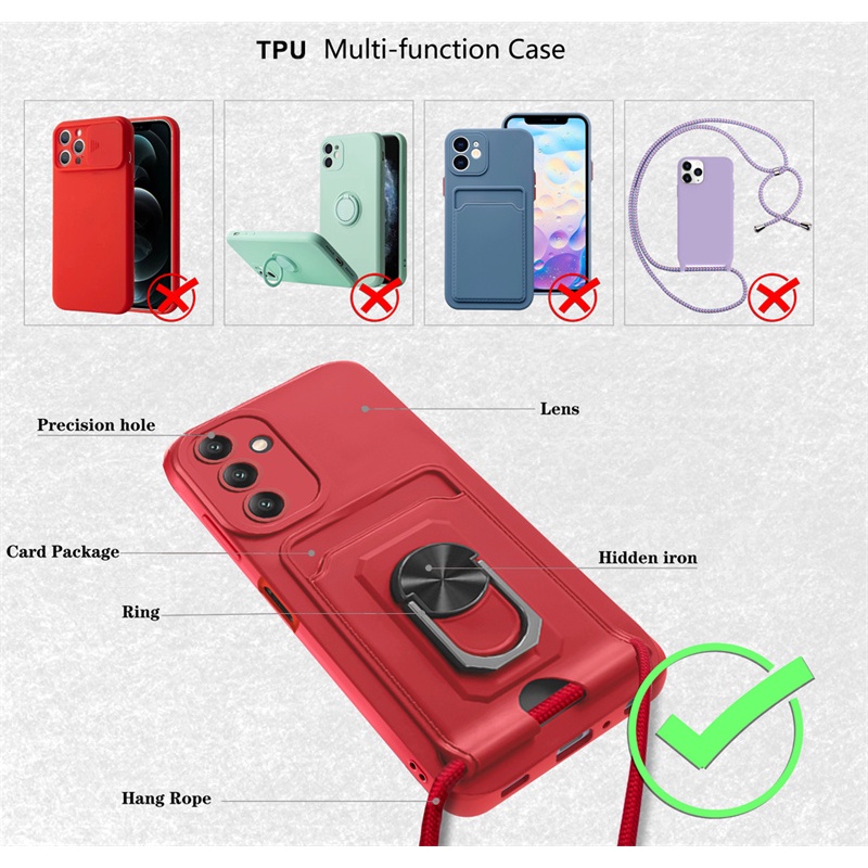 Bao Da Điện Thoại Có Ngăn Đựng Thẻ Cho samsung galaxy s23 s22 s21 s20 ultra plus Ốp