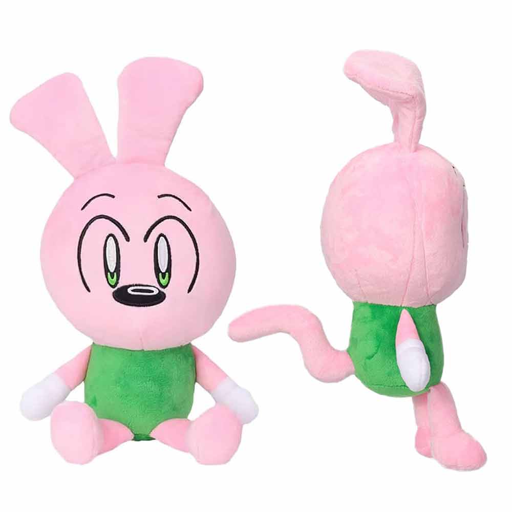 Riggy Monkey Plus Pink Rabbit Plush Doll Danokal Drawing Plush Toy 30Cm