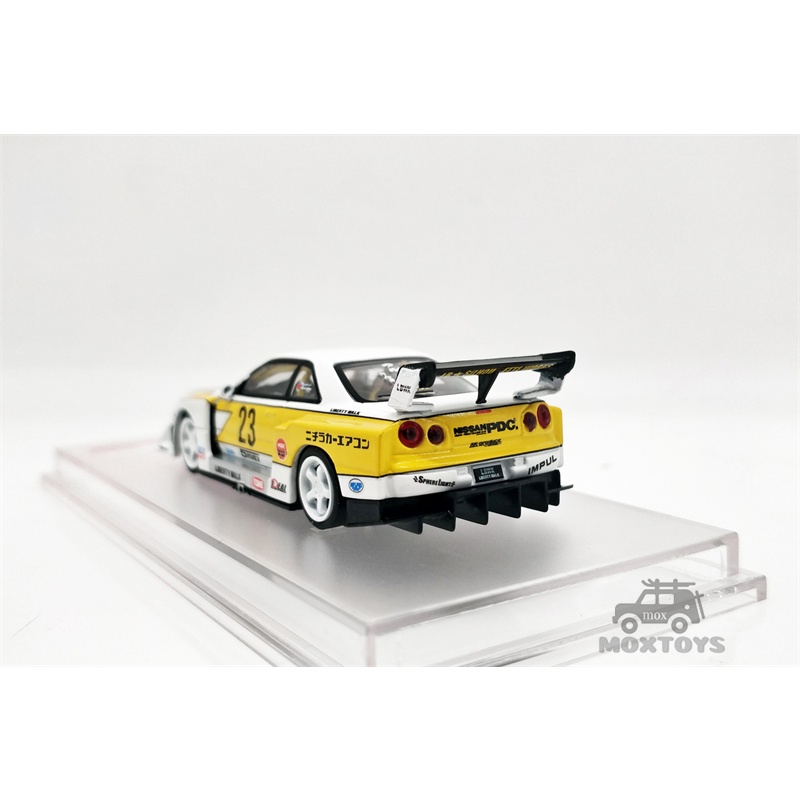 Mô Hình Xe Hơi nissan skyline Gtr34 lbwk nr23 Tỉ Lệ 1: 64