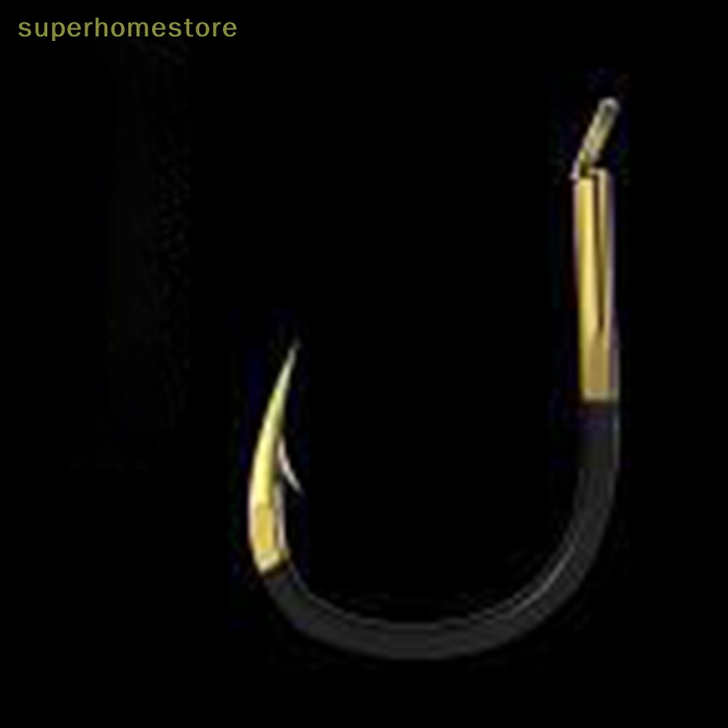 Bộ 10 Lưỡi Câu Cá Màu Vàng Đen kanto-uyi