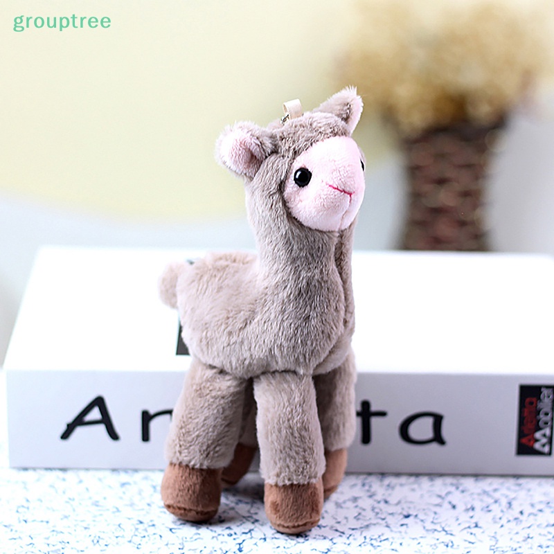 Đồ Chơi Thú Nhồi Bông Hình Lạc Đà alpaca llama Cỏ Nhồi Bông Nhỏ Dễ Thương Làm Quà Tặng Giáng Sinh Cho Bé prta