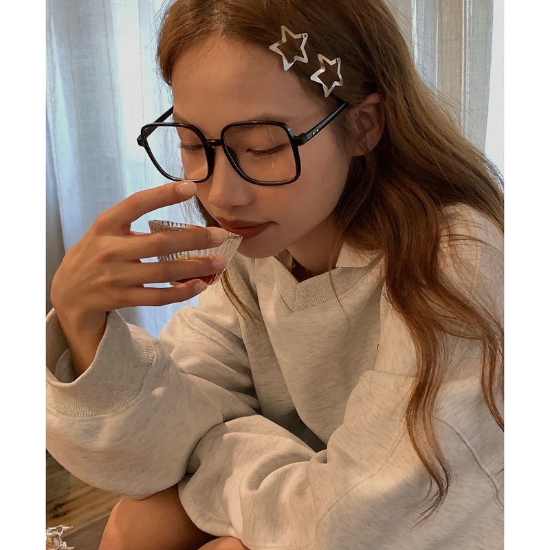 Y2k Kẹp Tóc Ngôi Sao Năm Cánh Bằng Kim Loại Màu Bạc Mát Mẻ Dễ Phối Đồ Dành Cho Bạn Gái