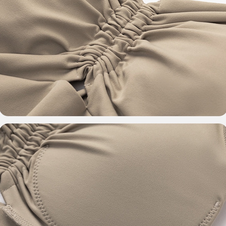 Áo Thun Thể Thao yoga Dài Tay Có Mút Đệm