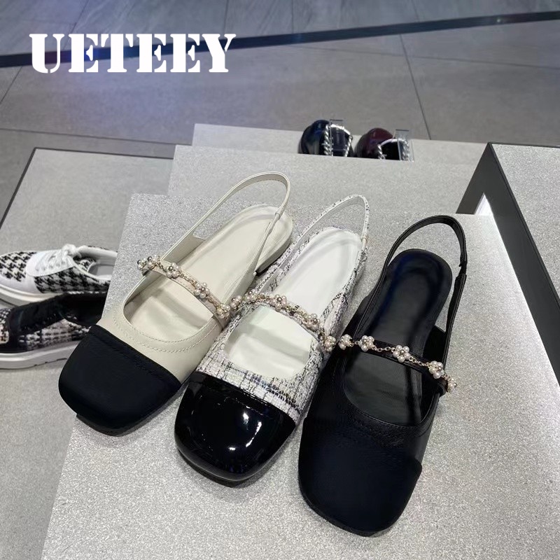 UETEEY giày búp bê Mary Jane Lolita Đế da mềm đế êm thời trang B94F0NT 41Z231008