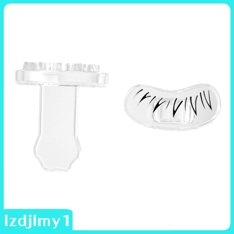 Set 2 Con Dấu In Lông Mi Dưới Dùng Trong Nhà Và Ngoài Trời