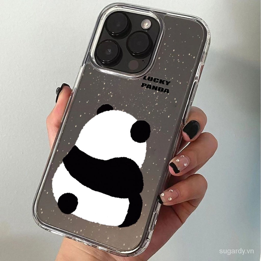 Ốp Điện Thoại Chống Sốc Hình Gấu Trúc Cho iphone 15pro 15promax 14promax 13promax 11promax 15 14 13 12 11 pro max xr x xsmax 7 8 plus