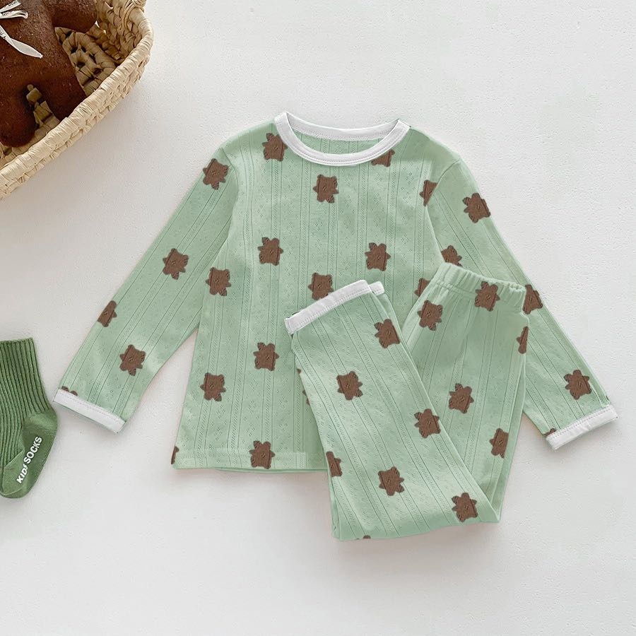 Bộ Đồ Cotton Thông Hơi Cao Cấp LOTUKA Sơ Sinh, Quần Áo Trẻ Em Thu Đông, Bộ Mặc Nhà Cho Bé Size 4-18kg