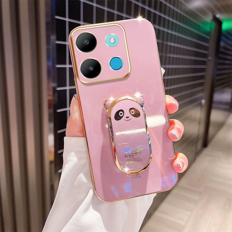 Ốp Điện Thoại Có Giá Đỡ Hình Gấu Trúc Cho xiaomi redmi note 13 pro plus note 13 pro +