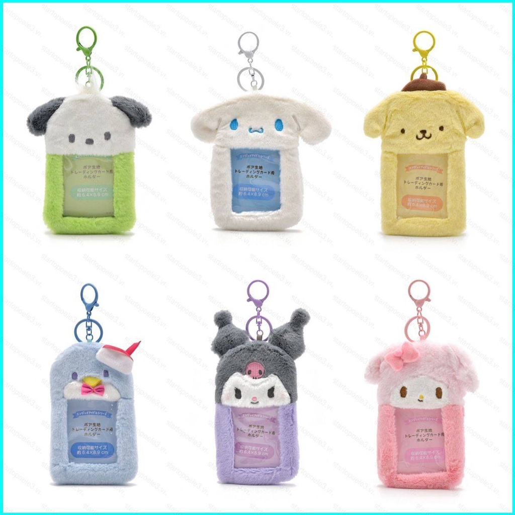 Ví Đựng Thẻ Hình Nhân Vật Hoạt Hình star3 sanrio kuromi hellokitty mymelody cinnamon