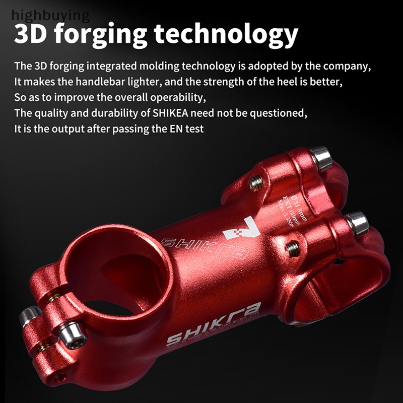 Trục Ghi Đông Xe Đạp Leo Núi Siêu Nhẹ 31.8mm 7 Độ 45 55 65 70 80 90 100 110mm Mới