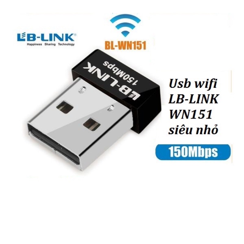 Usb thu wifi LB-LINK BL-WN151 giá rẻ, Thiết Bị Thu wifi cho pc, laptop, USB bắt sóng wifi đa năng.