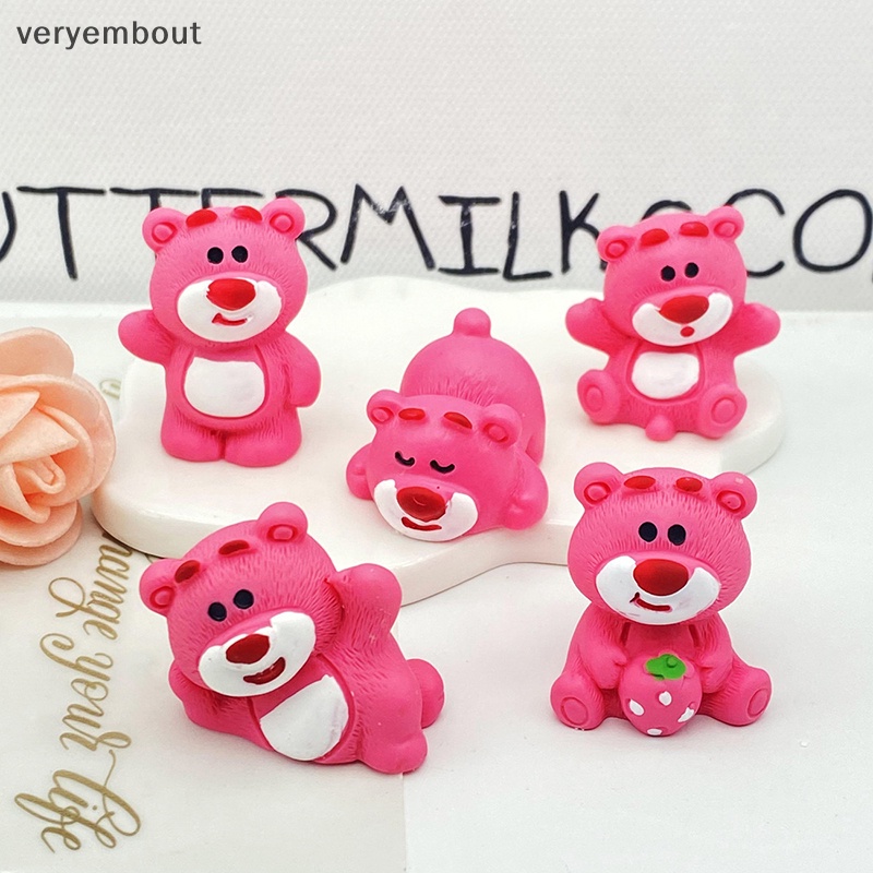 Ut Phụ Kiện Trang Trí Nội Thất Xe Hơi Hình Gấu Hồng Dễ Thương Chất Lượng Cao