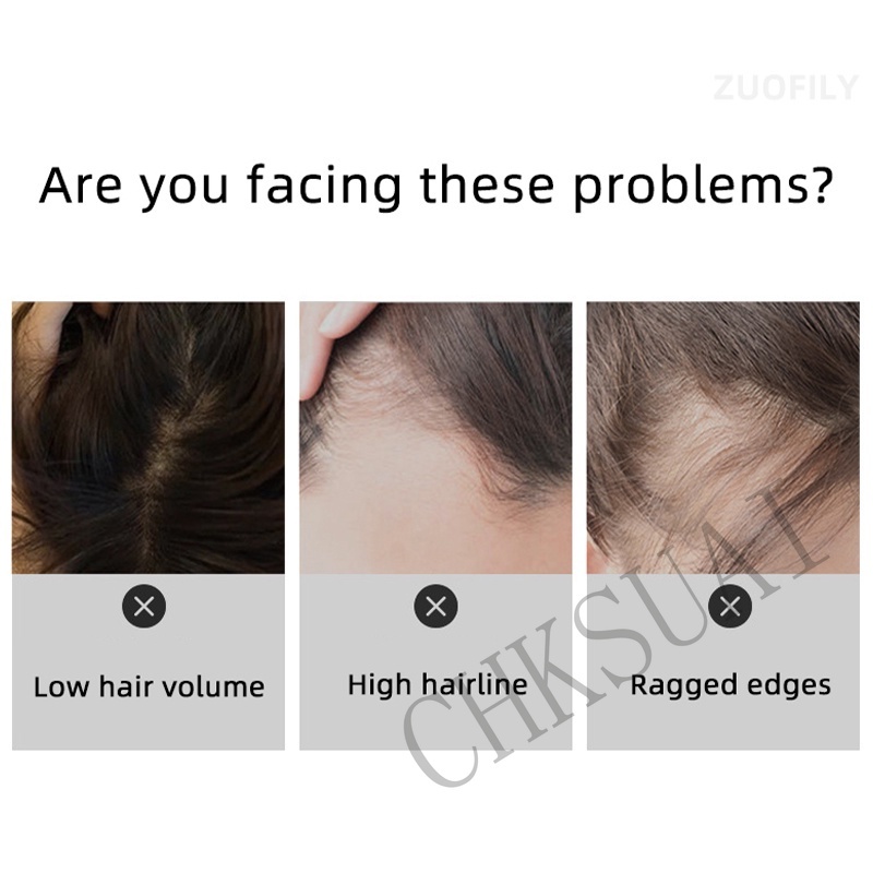 Phấn Che Khuyết Điểm Đường Chân Tóc Màu Đen Tự Nhiên Chống Thấm Nước