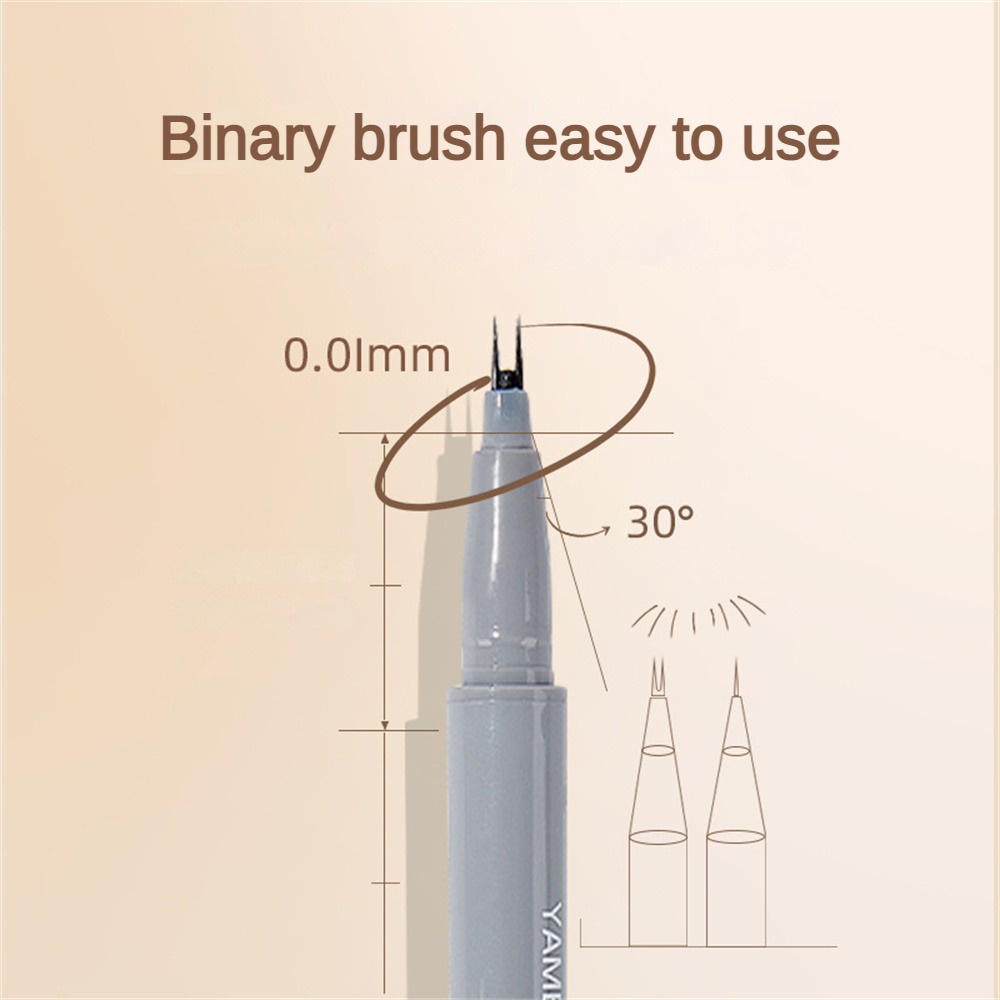 Bút kẻ mắt MAFFICK dạng lỏng hai móng siêu mịn dùng kẻ mi dưới/ không dễ lem/ lâu trôi/ không thấm nước và dễ tẩy