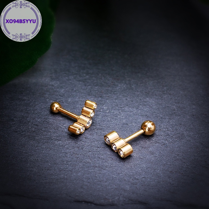 Xo94bsyu 1 Khuyên Tai Xỏ Lỗ Hình Xoắn Ốc Cá Tính Làm Quà Tặng Mới vn