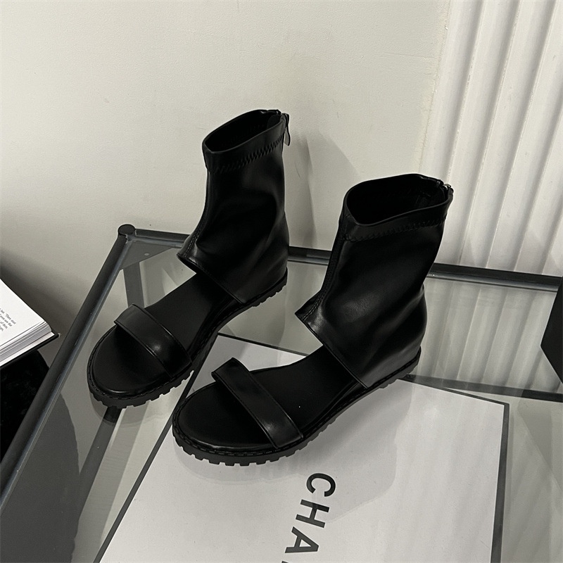 Sandal Hở Ngón Phong Cách roman Thời Trang Mới 2023 Cho Nữ Je8