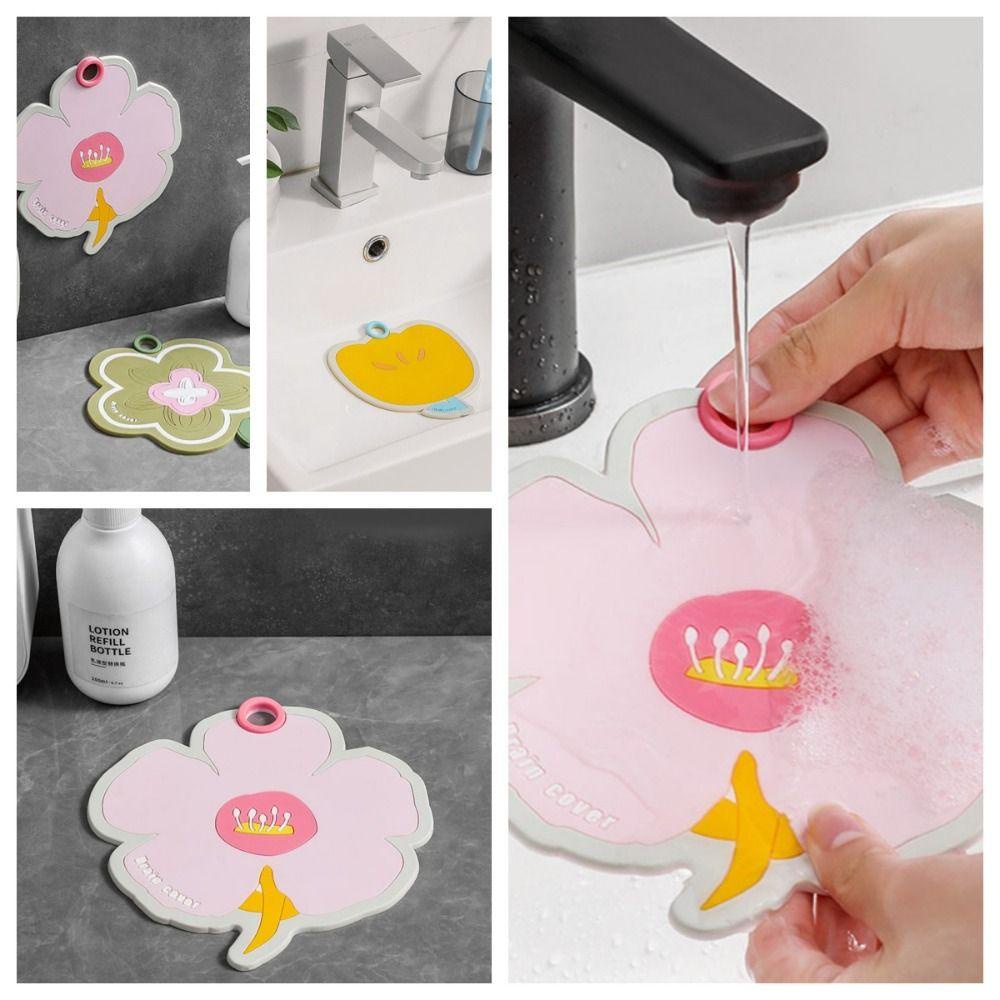 Nắp Đậy Cống Thoát Nước Sàn Nhà Tắm Chống Mùi Hôi Bằng Silicon Dễ Thương