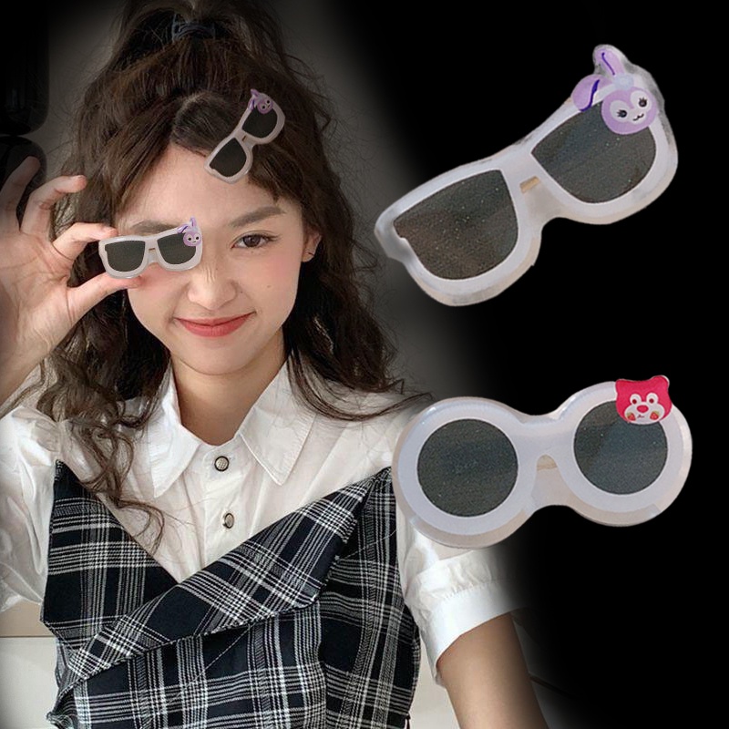 Dễ Thương Kẹp Tóc Hình Mắt Kính Ngộ Nghĩnh