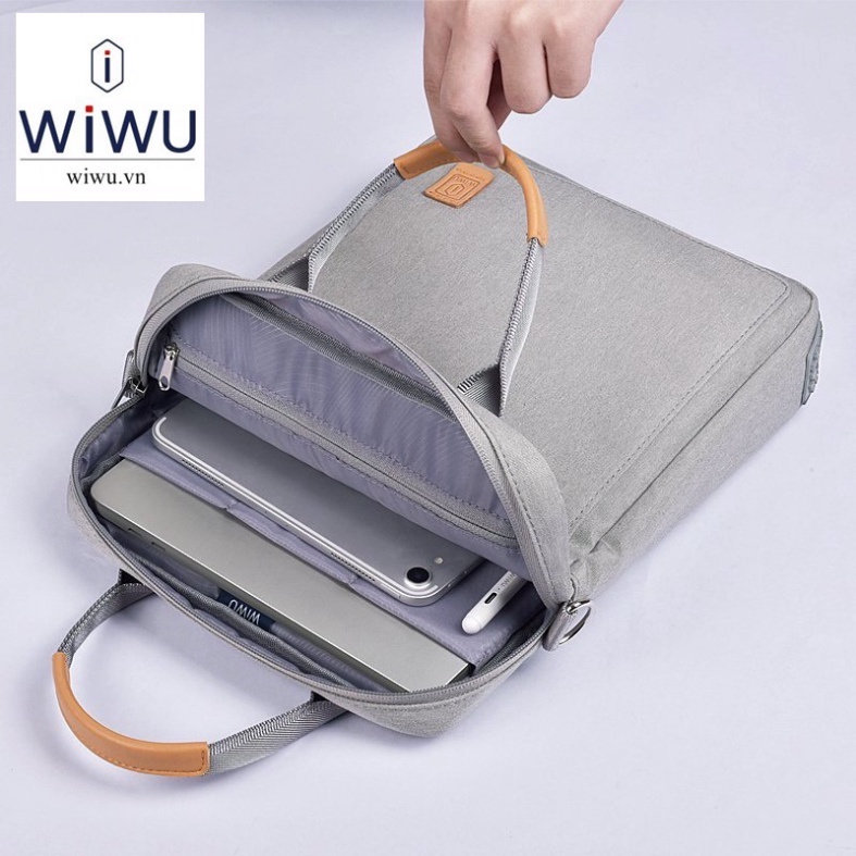 Túi Đeo Dọc Chéo Wiwu Pioneer Phù Hợp Macbook Air/Pro New 13,3" Surface Pro X/7/6/5 Và Ipad 12,9 inch