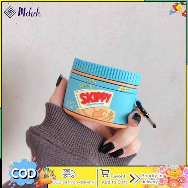 Vỏ Silicon Hình mekek 3d Bảo Vệ Hộp Tai Nghe Không Dây Kết Nối bluetooth apple airpods pro 3 airpods 1 2