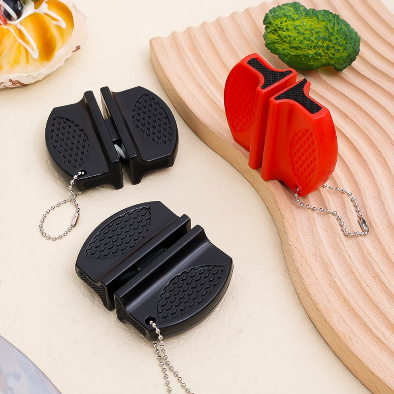 Dụng Cụ Mài Dao mini Bằng Gốm Sứ Đế Chống Trượt Họa Tiết Hoạt Hình