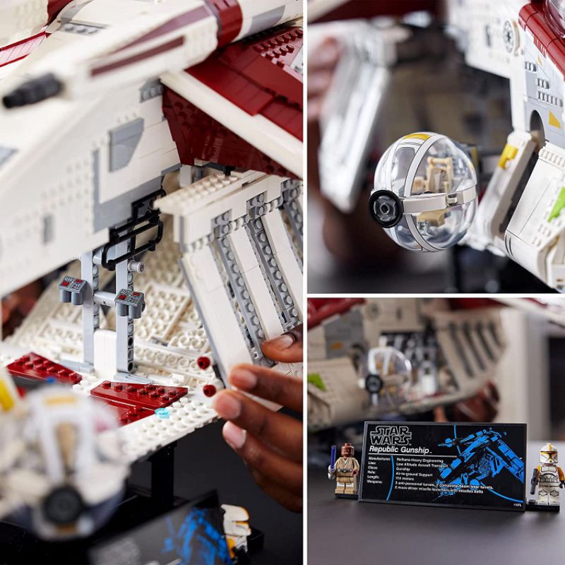 _ LEGO Star Wars 75309 Republic Gunship Máy Bay Phe Cộng Hoà .