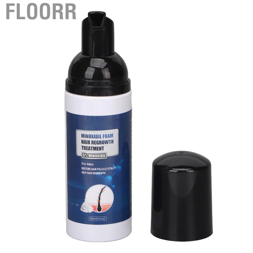Floorr Hair Growth Foam  Professional Regrowth 60ml Nourishing for Daily Life Men