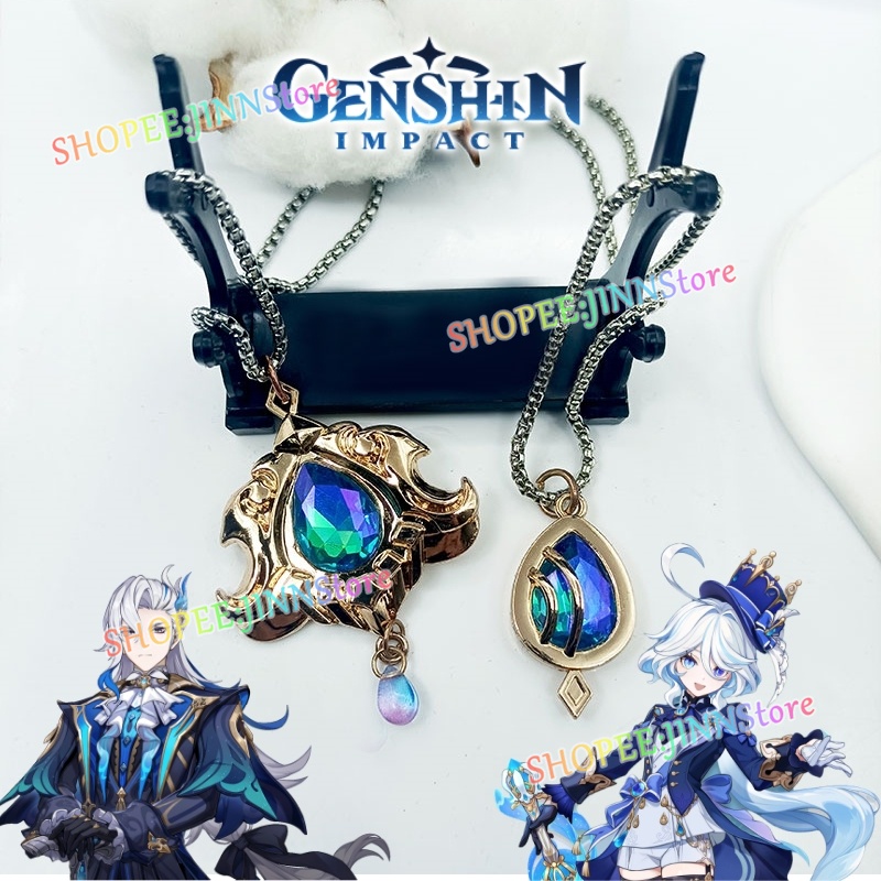 - Jn - Vòng Cổ Hóa Trang Nhân Vật game focalors furina game genshin furina / neuvillette vision Cho Cặp Đôi