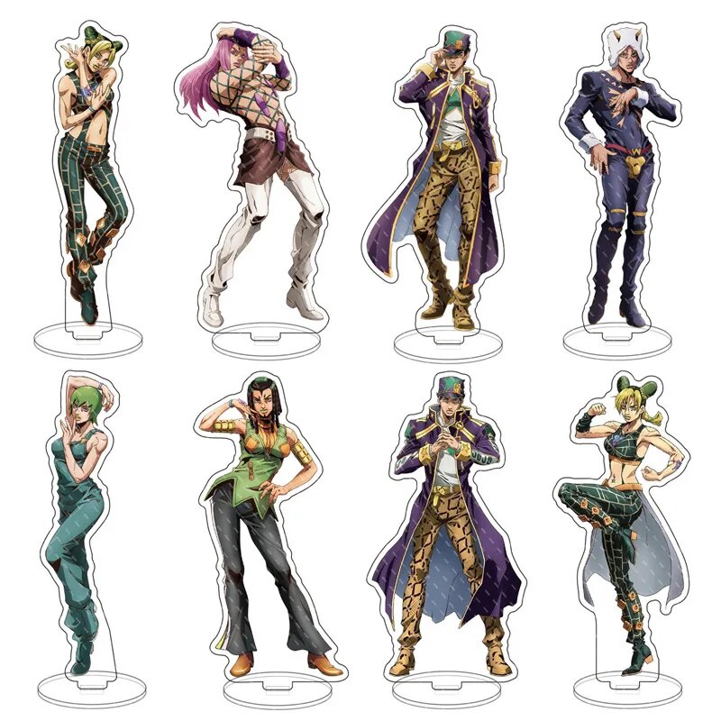 Mô hình Standee Anime JoJo Adventure Cute Manga JoJo no Kimyō na Bōken Phụ kiện trang trí để bàn góc