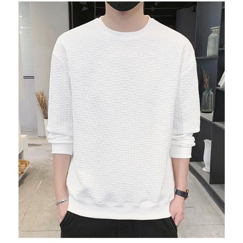 Áo Thun Nam Dài Tay Màu Đen size m-5xl Thời Trang Mùa Xuân