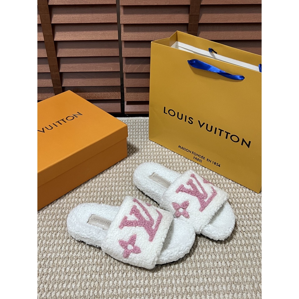 Dép Bông Đi Trong Nhà Chống Trượt Thời Trang Thu Đông Cho Nữ