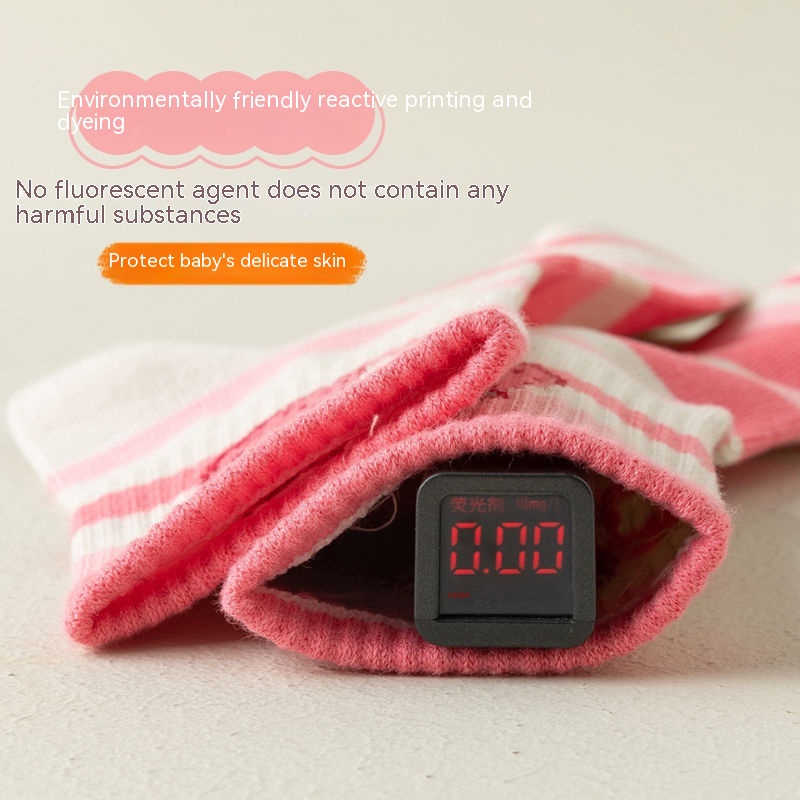 Vớ cotton Cổ Cao Thoáng Khí Thấm Hút Mồ Hôi In Họa Tiết Dâu Tây Hoạt Hình Phong Cách Hàn Quốc Dễ Thương Thời Trang Thu Đông Cho Bé Gái