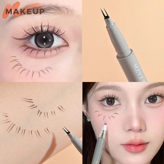 Bút kẻ mắt dạng lỏng / bút kẻ mắt 2 đầu ngòi siêu mỏng / bút kẻ lông mi dưới / lông mày không thấm nước