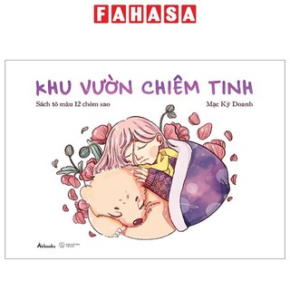 Sách khu vườn chiêm tinh - sách tô màu 12 chòm sao
