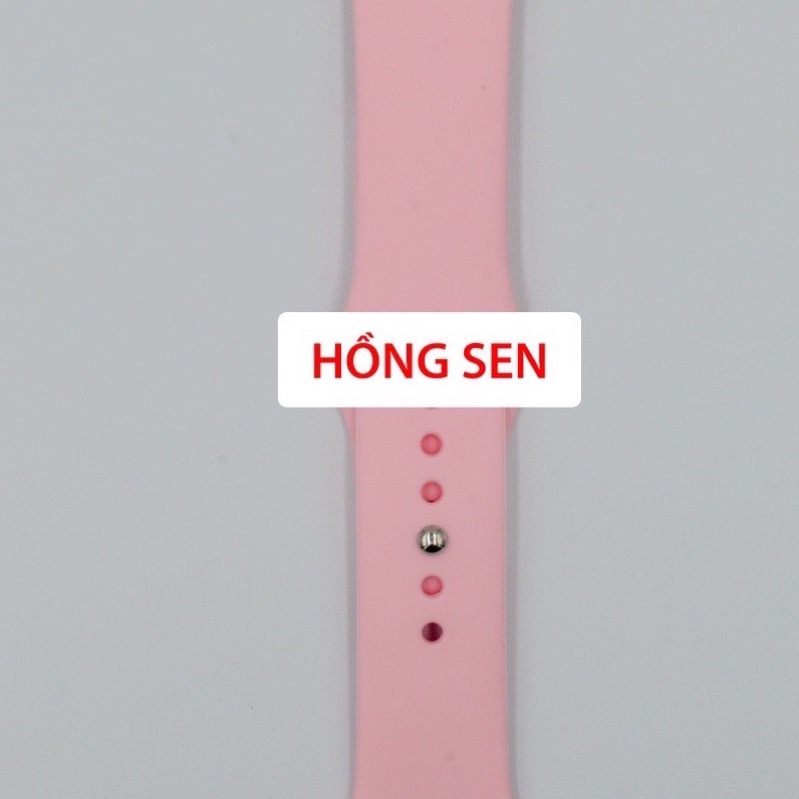 Dây silicon chống bám bẩn cho đồng hồ iWatch 49mm 45mm 44mm 41mm 42mm 40mm 38mm HUSA