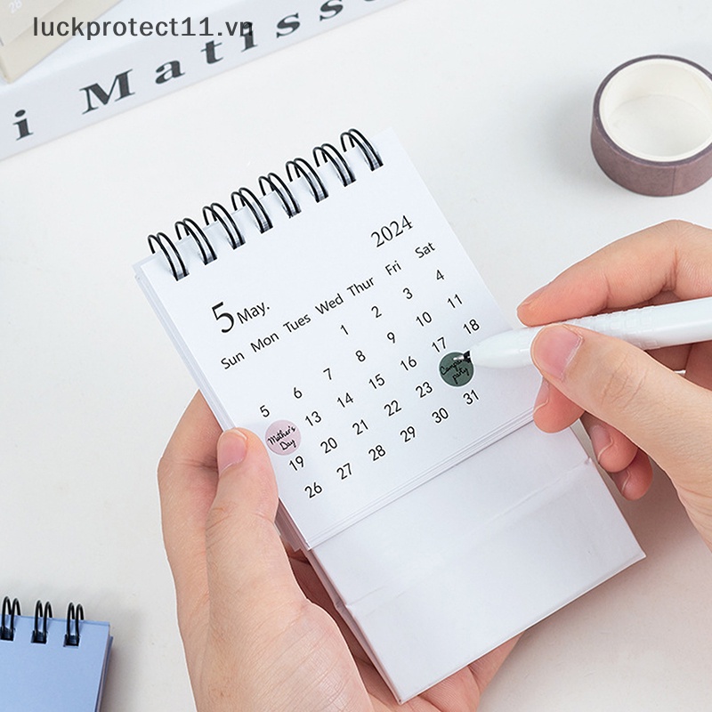 # Cny Lịch Để Bàn mini # 2023 / 2024 Mới Lạ Và Đơn Giản Để Bàn Trang Trí Văn Phòng / Trường Học