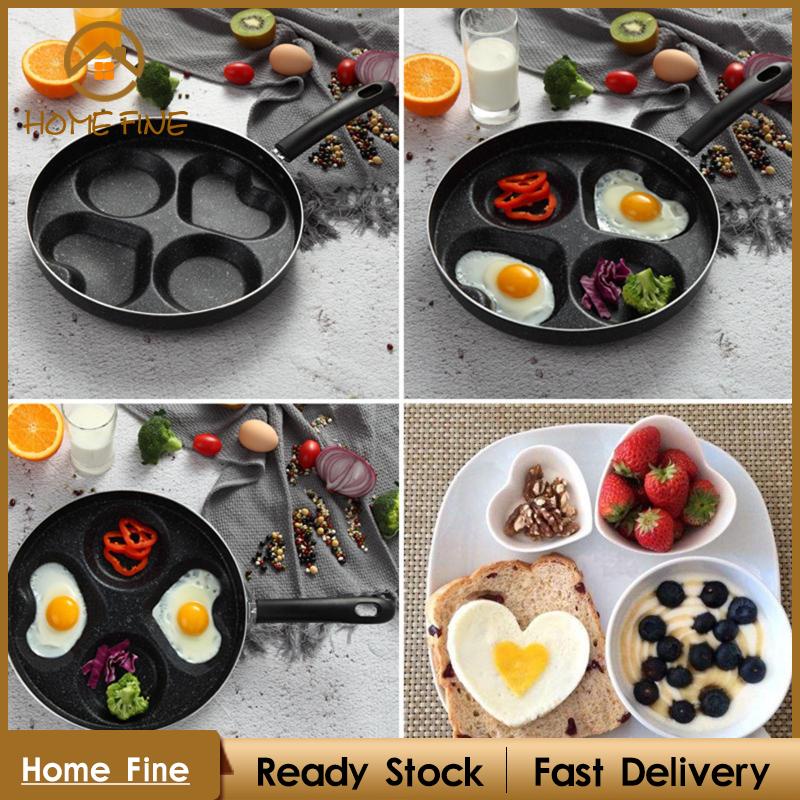 Chảo Chiên Trứng 4 Ngăn Chống Dính Tiện Dụng Cho Nhà Hàng Khách Sạn