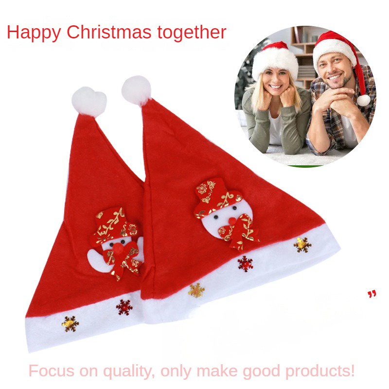 Mũ Ông Già Noel Tuần Lộc Giáng Sinh Năm Mới Có Đèn led Dành Cho Trẻ Em Và Người Lớn