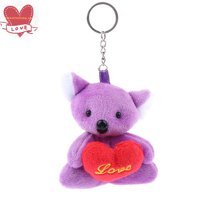 Tri Móc Khóa Hình Thú Nhồi Bông Đáng Yêu