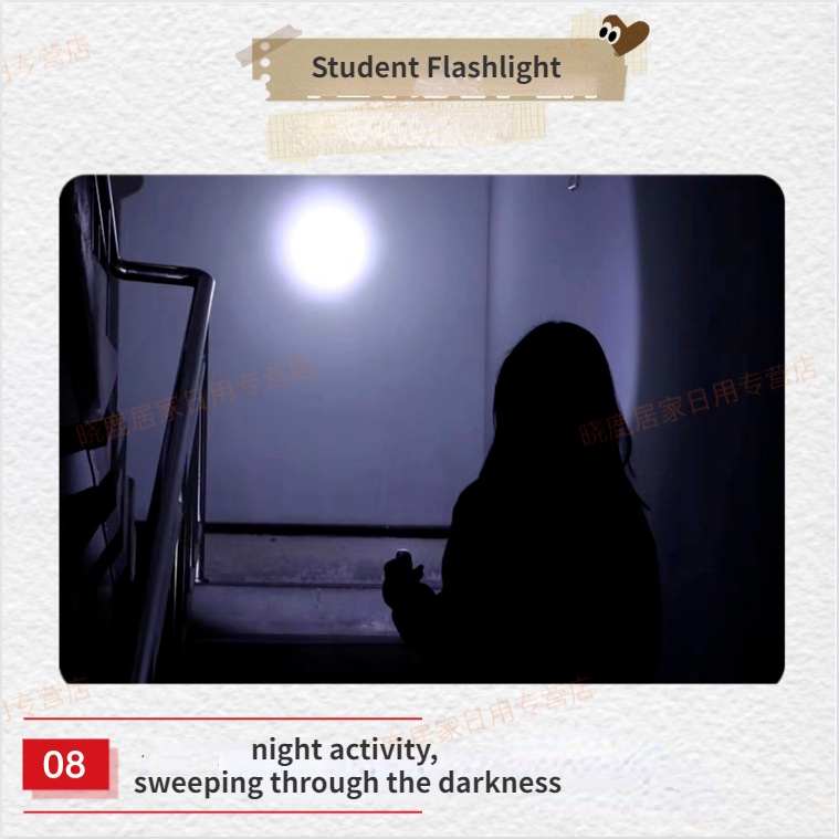 Đèn Pin led mini Siêu Sáng Bỏ Túi Sử Dụng Pin lithium