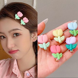 Kẹp tóc hoa tulip dễ thương 1 cái