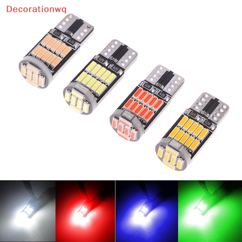 Set 2 Đèn led t10 canbus 6500k 26 smd 4014 Trang Trí Nội Thất Xe Hơi Mới