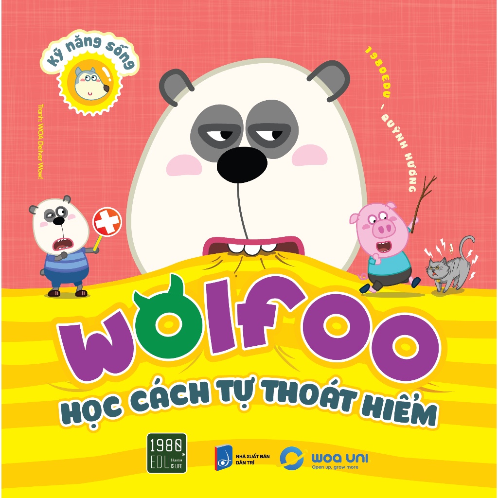 Sách - Wolfoo Học Cách Tự Thoát Hiểm