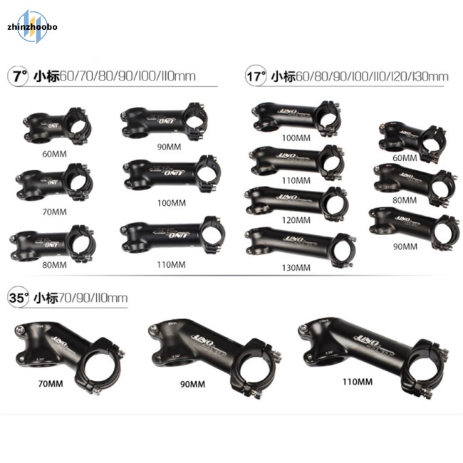 Pô Tăng Xe Đạp Leo Núi Siêu Nhẹ 17 35 Độ 60 90 120mm
