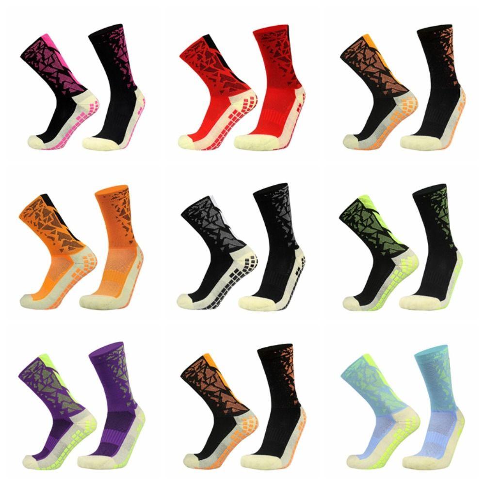 Bliss 1 Đôi Vớ Đá Bóng / Đá Bóng / tennis Đế silicone Dày Thoáng Khí