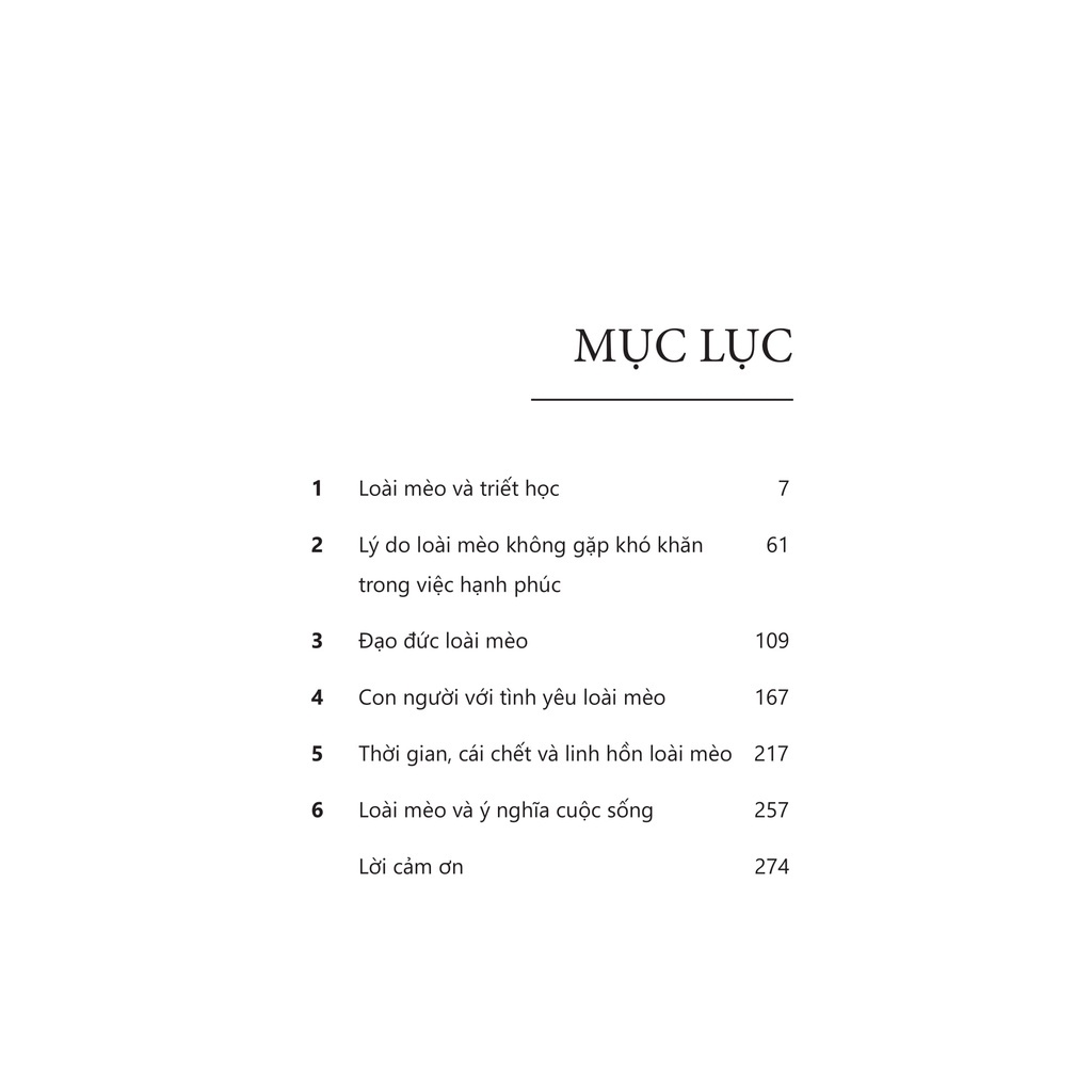 Sách - Mèo và triết lý nhân sinh