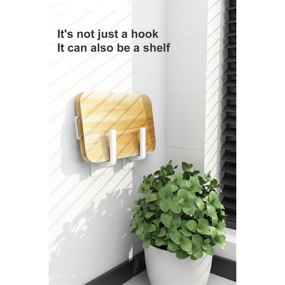 ⚡Còn Hàng⚡ Móc Loại L Giá Lưu Trữ Móc Dính Cho Phòng Tắm Nhà Vệ Sinh Lưu Trữ Tại Nhà Giá Treo Quần áo Móc Treo Tường đa Năng Móc Treo Nhà Bếp Móc Treo Phòng Tắm Móc Cửa Tường Hoo