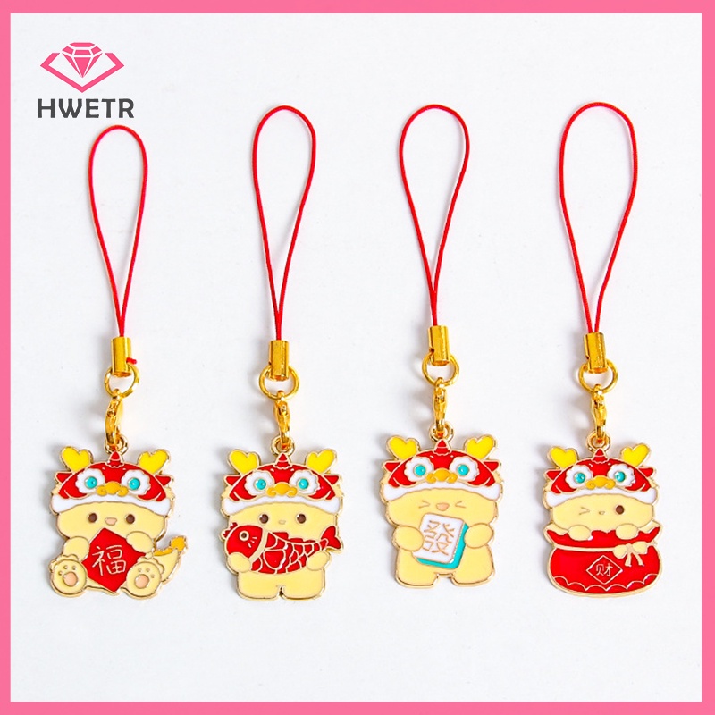 Móc Khóa Điện Thoại Bằng Hợp Kim Hình Rồng Dễ Thương 2024 Mới